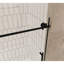 Frameless Shower Door with Clear Tempered Glass and Stainless Handle-113915406