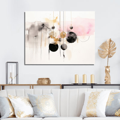 Lustre Sumi Zen III - reproduction sur toile