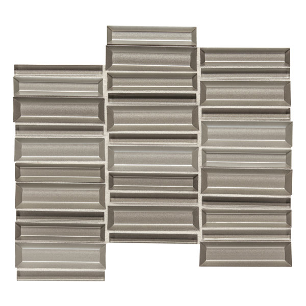 Daltile Cascading Waters 4 x Random Straight Stacked Mosaic Tile (10 Per Per Carton) (8.00 SQFT Per Carton)