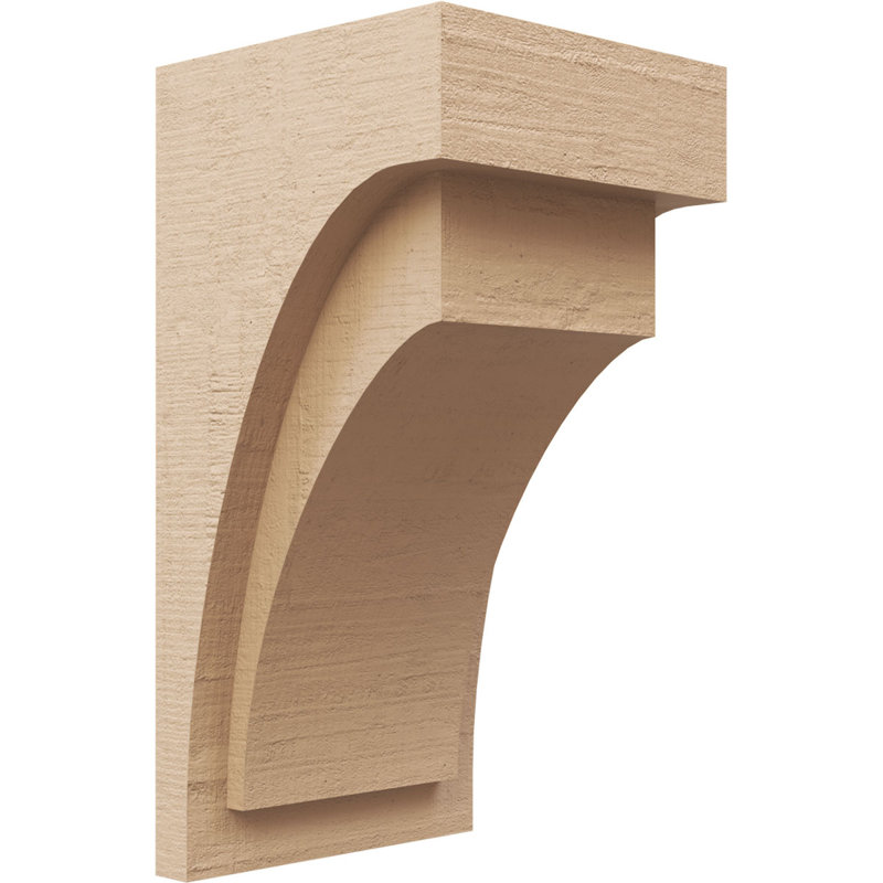 Bois de cèdre brut RiveraThane Corbel, apprêté brun clair Rivera, H 16 po x l 8 po x P 8 po