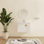 Meuble-lavabo mural simple 28 po avec 2 portes et plateau en céramique blanc Bratislava-1396373004-1363136844