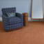 Leopardess Burnt Orange Hand-Tufted Responsible Wool Rug-553759839
