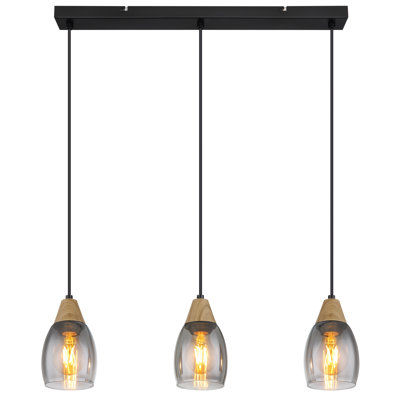 3 - Light Matte Black Pendant