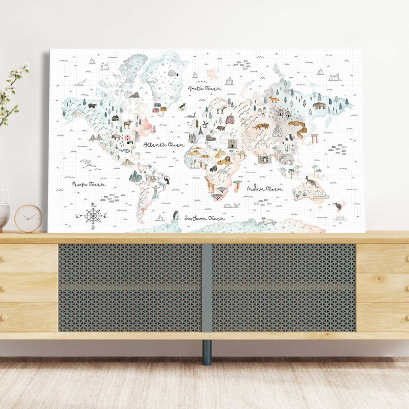World Traveller I, H 18 po x l 30 po x P 1 po