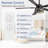 48 Inch Chandelier Ceiling Fans With Lights, Crystal Ceiling Fan With Remote, 48 Inch Farmhouse Fandelier Ceiling Fan For Living Room Dining Room Bedroom-1868075360-1868075362