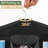 Wrap Organizer Holder Double-Sided Hanging,Black