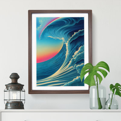 Sunset Ocean Wave No.6 - Wall Art