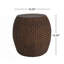 Table d'appoint en faux rotin