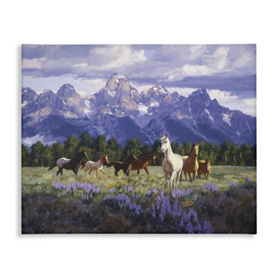 «Valley Meadow Horse Herd», art mural par Claire Goldrick