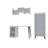 Hampton 3 Piece Writing Desk Office Set-1245599385