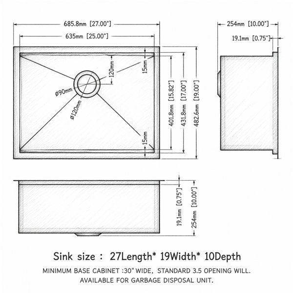 Dimensions du produit