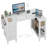 Built-in Outlets L-Shaped Computer Desk with Drawers & Storage Shelves-1417777655-1421181444