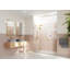 Stellar 68 in. x 78 in. Fully Frameless 3 Panel Inline Hinge Shower Door-1500743002
