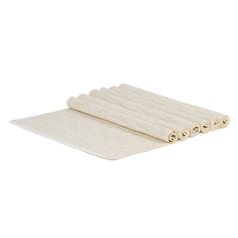 Nicola Spring - Cotton Fabric Placemats, White