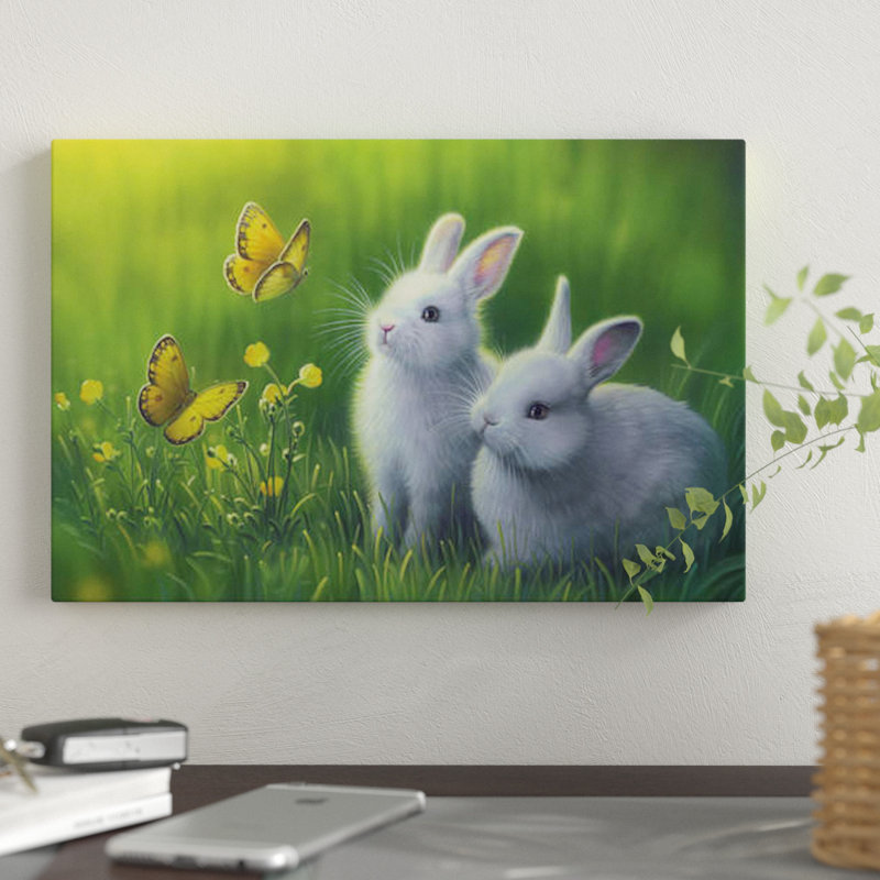 « buttercups », impression sur toile, H 26 po x l 40 po x P 1,5 po, Toile tendue, Pas de tapis