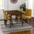 Arlonn 5-Piece Mid-Century Dining Set W/ 4 Velvet Dining Chairs-1071907362