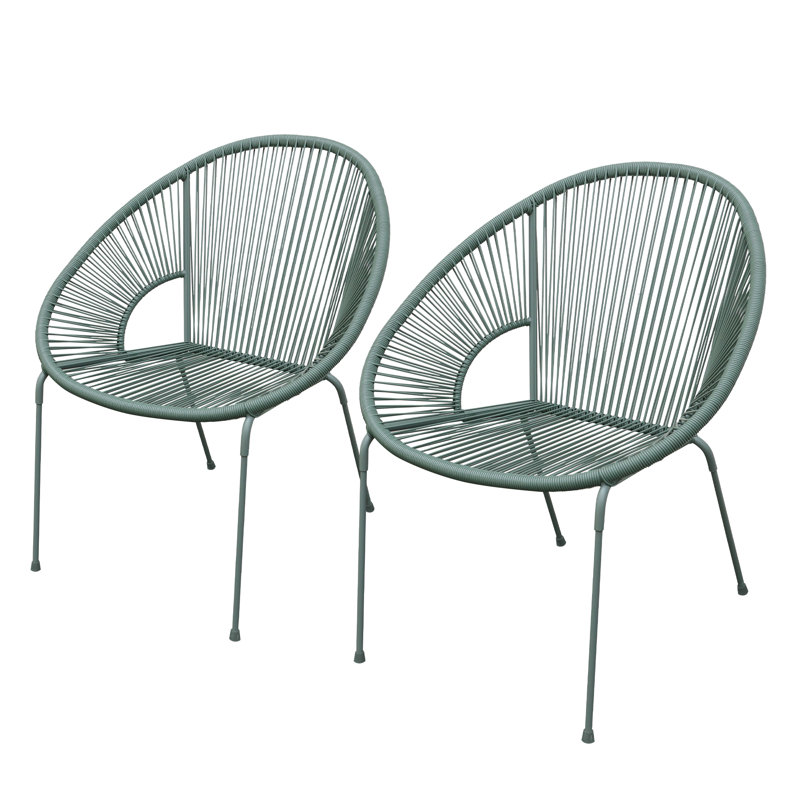 Chaise de patio intérieure / extérieure, Vert