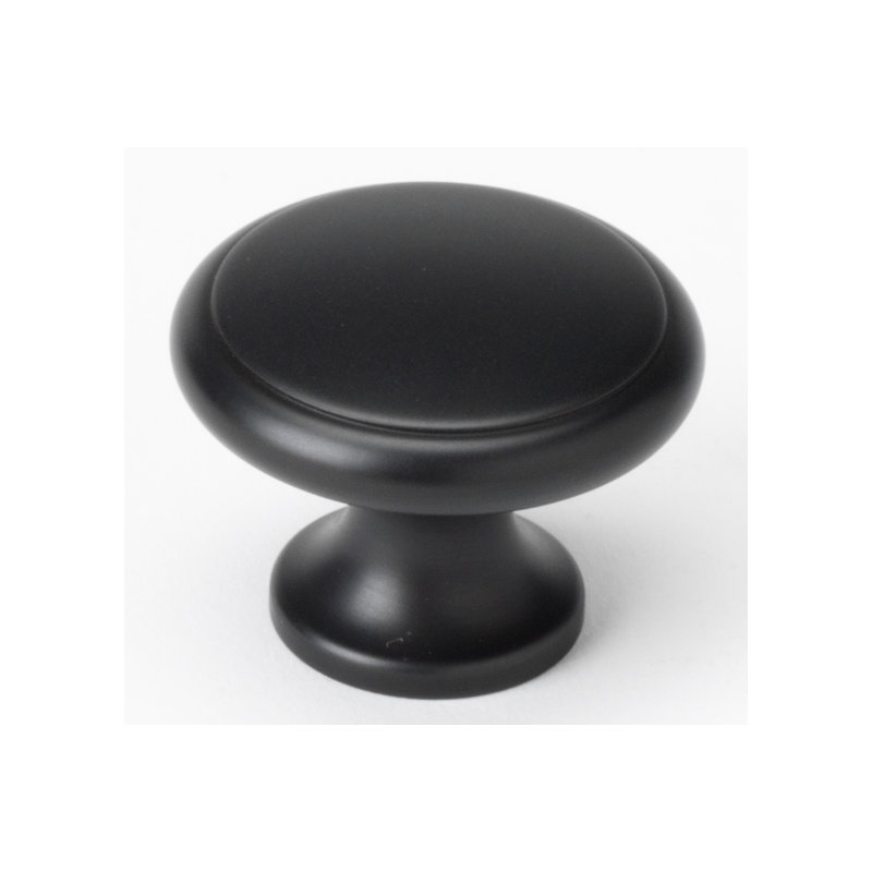 Mushroom Knob, Matte Black