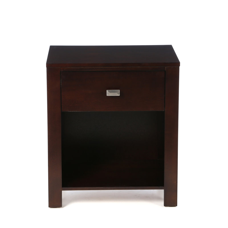 DelaRosa 58.42cm W Solid Wood Bedside Table