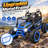 Alex 36V 2 Seater Ride On Toys For Big Kids With Remote Control, XXL Battery Powered Off-Road UTV, LED Lights, Iron Frame, 3 Speeds, Key Start, 22" Wider Seater-138452487
