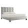 Lit plateforme tapissier Roscoe