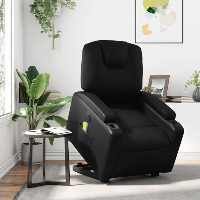 Fauteuil de massage en faux cuir