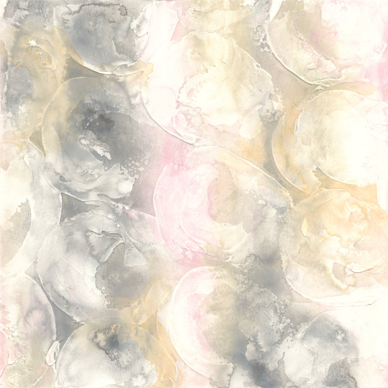 Blush Circles II by Chris Paschke - Wrapped Canvas Painting, 122cm H x 122cm W x 3.8cm D