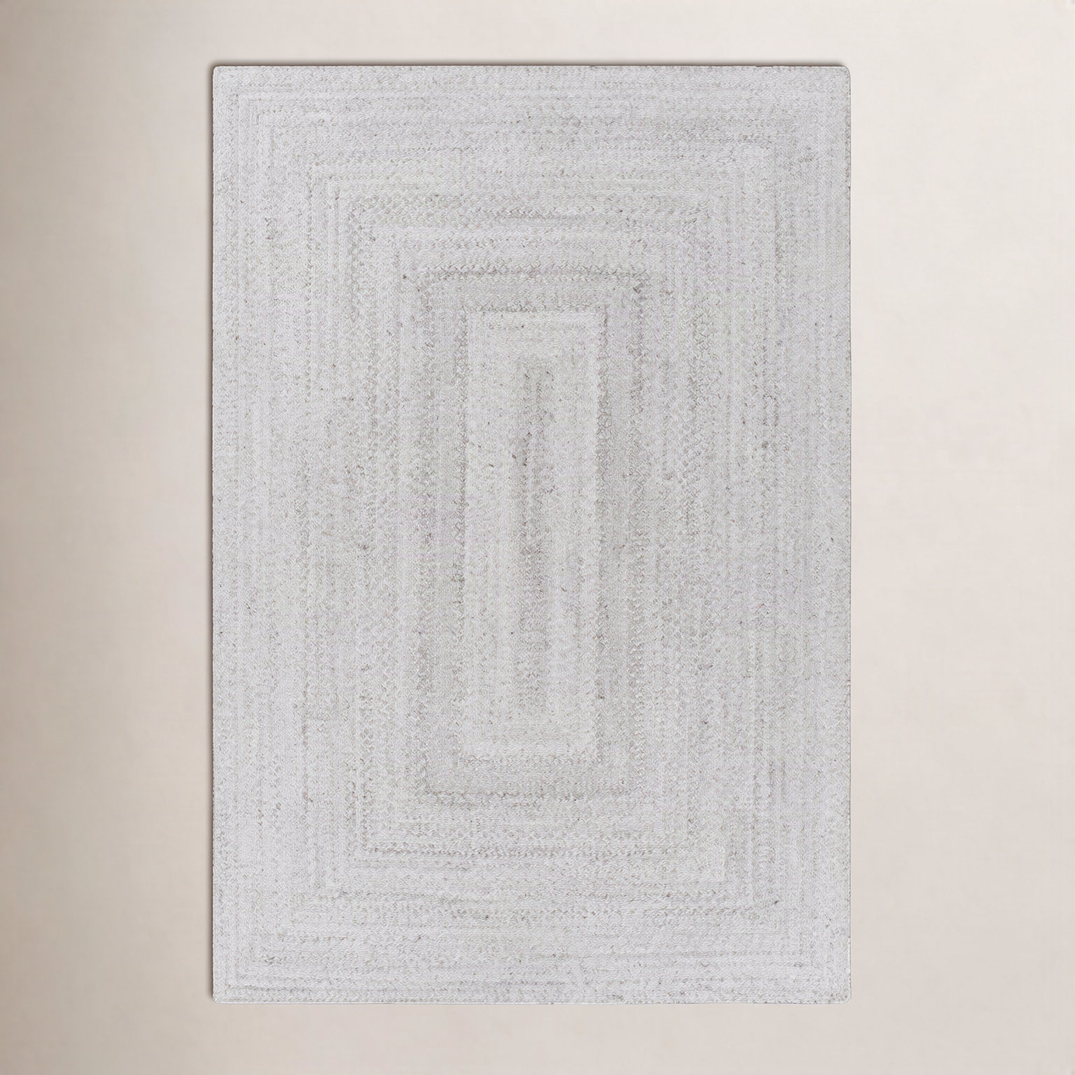 Hinton Cream Hand-Woven Outdoor Rug, Rectangle 8' x 10'