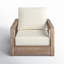 Donnie Acacia Wood Patio Chair with Cushions