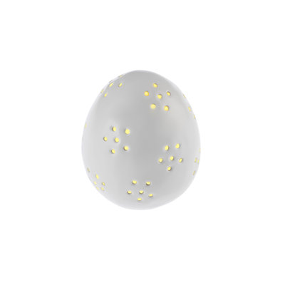 Karaca Easter Stoneware Decorative Trinket, 14cm, White