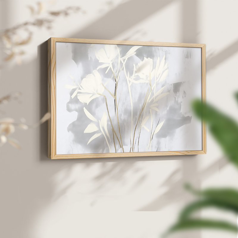 Floral Series-XLIV -Framed Print - Restickable, Naturel, H 8 po x l 10 po