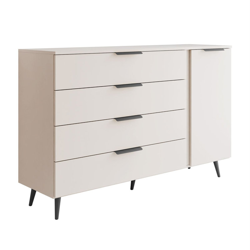 138 Sideboard, cashmere/ black