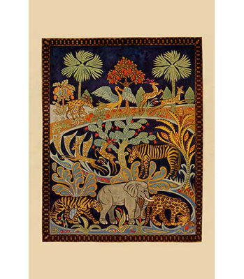 « animal tapisserie » par needlecraft magazine, impression