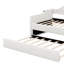 Lit de jour simple capitonné avec couchette rétractable-834431241