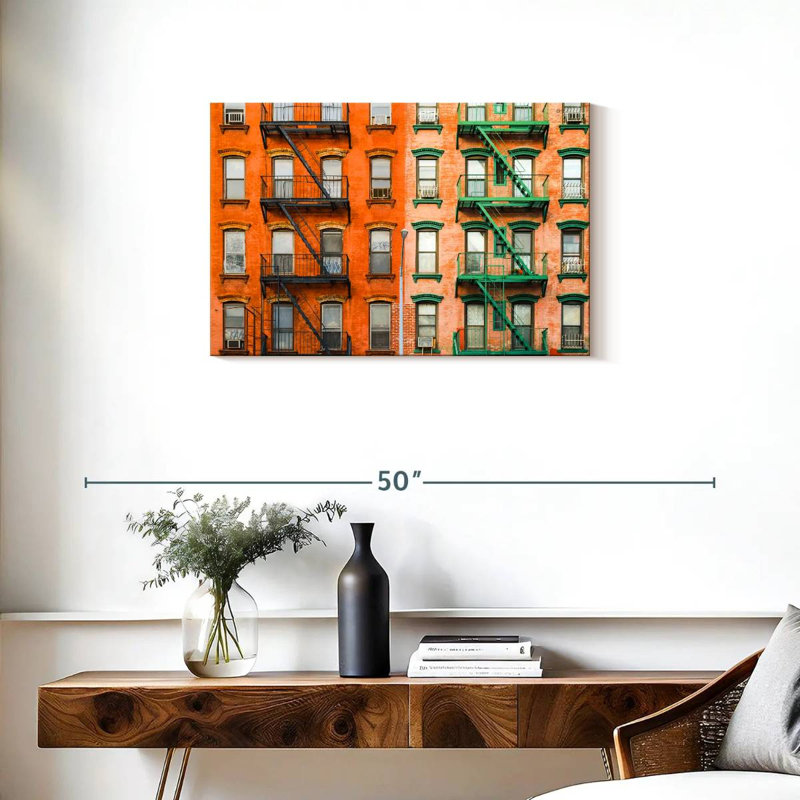 Lilie NYC Fire Escapes, H 20 po x l 30 po