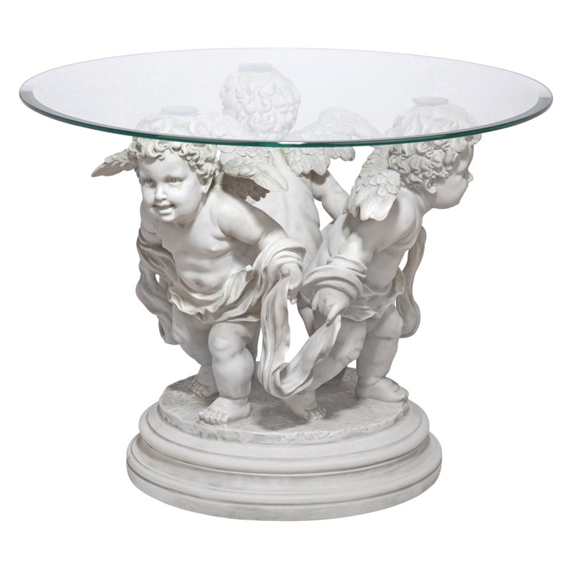 Bernini Cherubs Figurine End Table