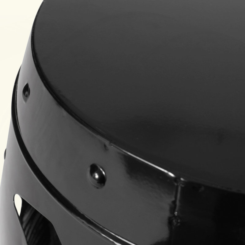 Metal End Table -Large, Black