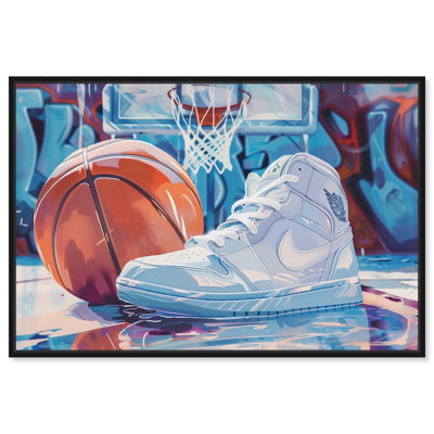 Ready to Ball Canvas Sneaker Prints by Art Remedy