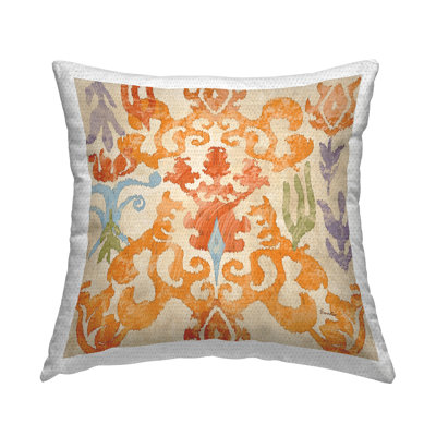 Ikat Outdoor Throw Pillow