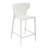 Divinia Bar Stool In Gray Regenerated Leather - Set Of 2-87285355-78040271