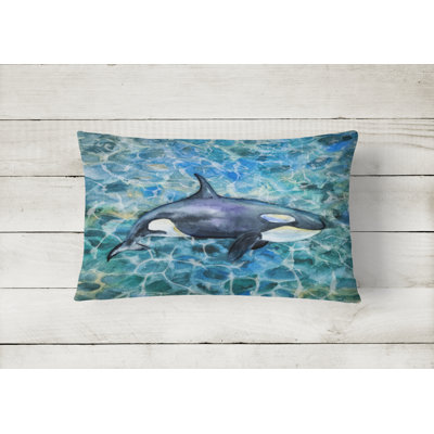  Killer Whale Orca Lumbar Pillow