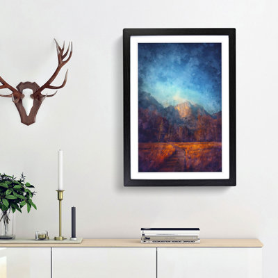 Mountain Path - Picture Frame Painting Print