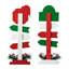 16.5"H Christmas Wooden Sign Table Décor(Set Of 2)