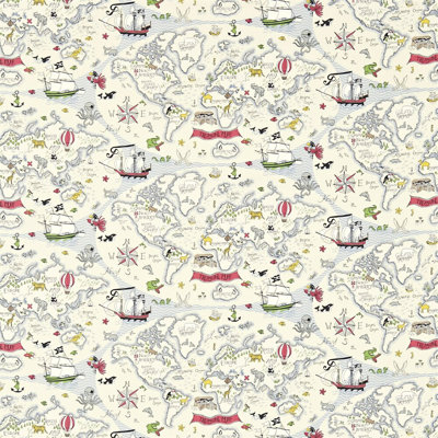 Treasure Map Fabric