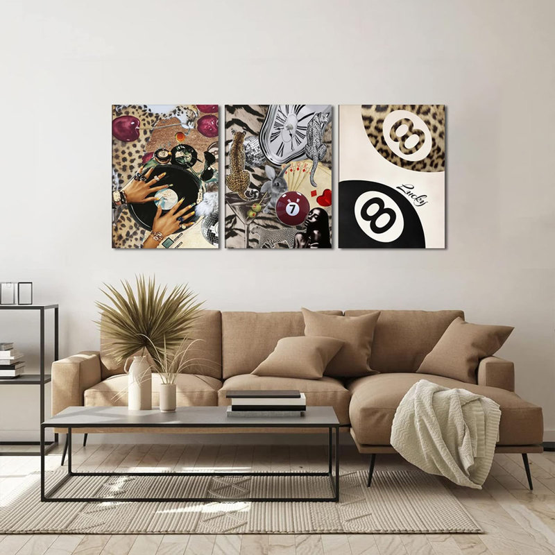 3 Piece Wrapped Canvas Print