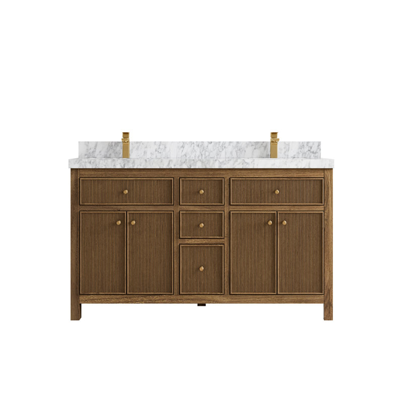 Ensemble de meuble-lavabo double 60 po