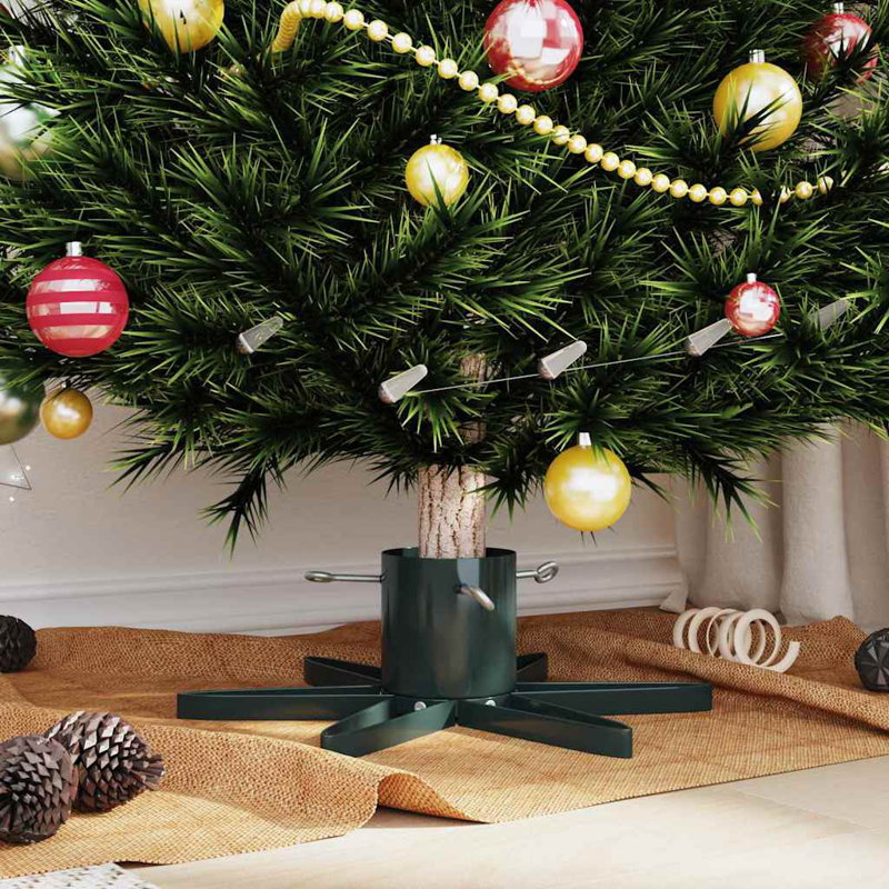 Christmas Tree Stand 1.73 49 x 49 x 15.5 cm Steel, Green