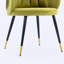 Fauteuil demi-tonneau en velours 22,04 po Taniece-14179212