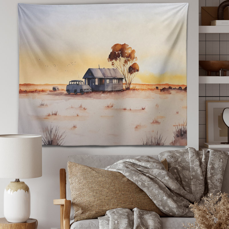 Polyester Tapestry, 50" H x 60" W