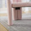 Ensemble de 2 chaises d'appoint rembourrées en velours rose, fauteuils d'appoint en tonneau pour le salon, la cuisine, pour adultes-531152085